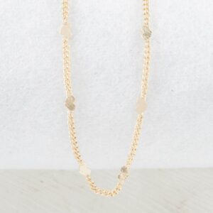 CADENA CUBANA CORAZON 1.5mm - 45cm